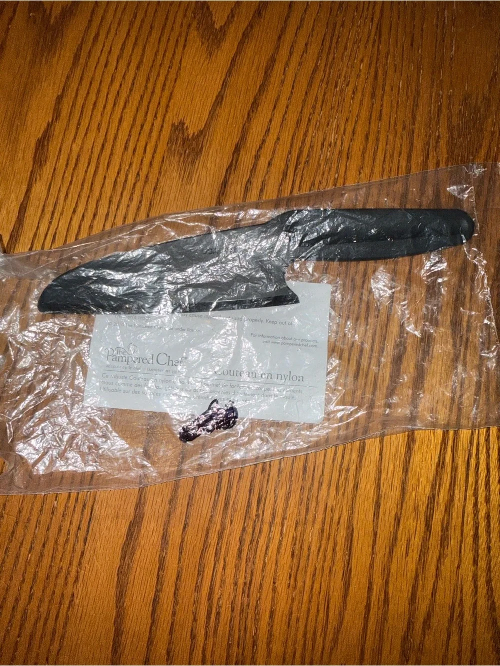 Pampered Chef Nylon Knife #1169 Straight Edge Knife For Brownies Cakes Breads